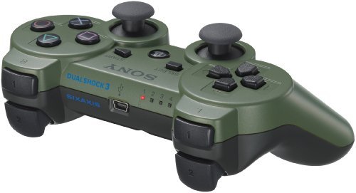 ワイヤレスコントローラー DUALSHOCK3 ジャングルグリーン
