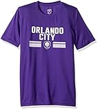 MLSオーランド市SC Boysパフォーマンス半袖Tシャツ、Regalパープル、スモール/サイズ8