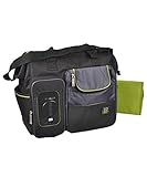 Babyboom BB Gear Diaper Bag - gray/black, one size by Baby Boom