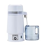 Home Moonshine アルコール静止ワイン作りセット 醸造キット 水蒸留器 ステンレススチール 内部蒸留器 接続ボトル付き 4L 純水蒸留 750W