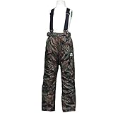 ボーイズジュニアスキーウェア[BINZART(バンザート)]スキーパンツ|スキーサロペットパンツ男の子|男児|子供用 140cm 迷彩
