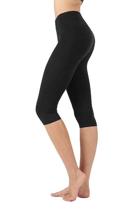 EttelLut Cotton Spandex Basic Leggings 