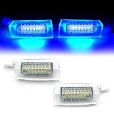【新色】TELLIKA アルファード40系 カーテシランプ 2列目 ヴェルファイア 40系 40アルファード スライドドアスポットランプ ステップランプ 爆光ドアウェルカムライト 後席スライドドア用 車種専用設計 純正交換 カプラーON設計 取付簡単 AGH4#W/AAHH4#W/TAHA4#W 取付工具付き 左右2個セット (ブルー発光)