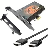 YOTOCAP YT-501 PCI-E キャプチャーカード 4K 60fps ビデオ HDMI HDビデオキャプチャ HDMI入力/出力 最大4K 60fps フルHD 録画 UVC プラグアンドプレイ OBS Studio ライブストリーミング対応