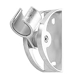 Demiawaking シャワーフック 調整可能 アルミニウム合金 シャワーヘッドホルダー 固定 (半円)