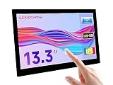 waveshare 13.3インチ 静電容量式タッチスクリーンLCD Raspberry Pi 4B/3B+/3A+/2B/B+/A+/Zero/Zero W/WH/Zero 2W CM3+/4 1920×1080解像度HDMI IPS対応 Jetson Nano/Windows対応