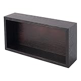 賃貸 壁 収納 棚 ウォールシェルフ 取り付け 石膏ボード 壁掛け飾り棚 キューブ 箱型 壁掛け収納 木棚 壁 取り付け 棚 壁につける棚 壁に付けられる家具 付け棚 木製棚 ウッドラック 壁棚 ウォールラック NKB-C40BR ブラウン