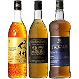 Mars Whiskey, 3 Bottle Drinking and Comparison Set, Shinshu, Nagano Prefecture, 3 & 7, Twin Alps (24.3 fl oz (720 ml) x 2, 25