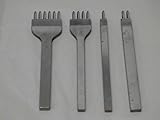 菱目打ち ４本セット （1,2,4,6） 4mm 巾