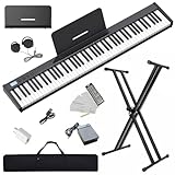【ピアノスタンドセット】ニコマク NikoMaku 電子ピアノ 88鍵盤 SWAN-S 日本語表記 MIDI対応 コンパクト 軽量 スリムデ