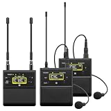 URX-P41D + UTX-B40 2台 ワイヤレスマイクロホン（2波受信機 1台、送信機 2台のセット）