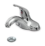 Everflow 17245 Single Loop Handle Lavatory Faucet W/ Brass Pop/Up - Lead Free [並行輸入品]