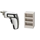 『電動ドライバー 充電式 RD110-W ホワイト』と『ラック スペースフィット 幅35×奥行29×高さ60cm オフホワイト S-SFR6035』のセット