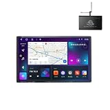 WOWAUTO 車載2DIN 13.3インチタッチパネル RAM4GB+ROM128GB 8コアプレイヤー Android10.0搭載 WiFi ラジオ USB Bluetooth iPhone無線接続 カーナビ SIMカード wowauto+2×2チューナー