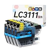 インクのチップス ブラザー用 LC3111 互換インク LC3111C シアン4本セット 染料 ＜発色の良いHDカラー使用＞ ＜残量検知対応ICチップ搭載＞ 対応機種:DCP-J572N / DCP-J577N / DCP-J582N / DCP-J587N / DCP-J972N / DCP-J973N / DCP-J978N-B/DCP-J978N-W/DCP-J981N など