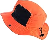 フィーリングオブデックス ビーチハット 親子でペアルック2サイズ6カラーバリエーション (S, オレンジ)