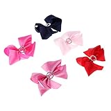 B Blesiya 5個セット　子供　ヘアピン　女の子　ヘアクリップ　ちょう結び　ヘアアクセサリー　かわいい　誕生日やクリスマス　ギフト