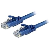 StarTech.com Cat6 LANケーブル 5m ブルー ラッチカバー付き N6PATC5MBL