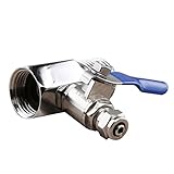 Homyl 高品質　ステンレス製　T型蛇口　1/2インチから1/4インチ　ROシステム　精製チューブ　耐久性