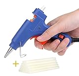 OBEST グルーガン 小型グルーガン 溶融グルースティック 10本付き ホットメルトガン 強力粘着 接着剤 高温タイプ 手芸用 DIY工具用品
