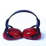 防音イヤーマフ 遮音値40dB 金属なし 耐摩素材 超弾力性ヘッドバンド 聴覚保護 (レッド)
