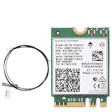 SIzlaho AX210NGW WIFI6E 5374M ギガビット 5G デュアルバンド 内蔵ワイヤレスネットワークカード 5.2 Bluetooth NGFF M.2 (ネットワークカード + 内蔵アンテナ)