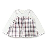 ブランシェス（branshes） キャミソール重ね着風長袖Tシャツ【オフホワイト/（07）130cm】