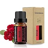 GREENSLEEVES ローズ エッセンシャルオイル 100％ ピュア精油 ナチュラル ディフューザー用 マッサージ用 アロマ テラピー 10ml