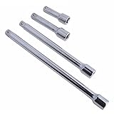 4点セット 3/8"ドライブ 自動車インパクトソケットエクステンションバーセット2"、3"、6"、8"