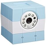 Amaryllo iBabiプラス ベビーモニター ワイヤレスネットワークカメラ リアルタイム双方向音声通話 暗視 アジュール ACC1308C2AZ 【国内正規品】