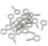 【LEISURE CLUB】ネジヒートン 4*8mm シルバー*100個 uvレジン アクセサリー パーツ 金具 ハンドメイド 手芸 クラフト DIY (4*8mm, シルバー)