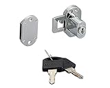 ランプ印アルミフレーム両開き扉用シリンダー錠　Ｃ４１－－２Ｌ－Ｂ　　スガツネ工業