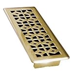 Truaire C166-VAB 04X10(Duct Opening Measurements) Decorative Floor Grille 4-Inch by 10-Inch Vintage 