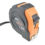 KSEIBI テープメジャー　巻き尺　オートストップ　スチール　ロックボタン　携帯しやすい (7m)