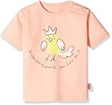 People Tree (ピープルツリー) オーガニックコットンベビー ことりプリント Tシャツ サーモンピンク系 80