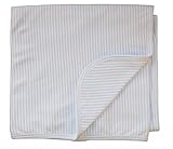 Kissy Kissy Baby Stripes Striped Blanket-White With Blue-One Size by Kissy Kissy