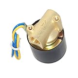 Baosity 電磁弁　水空気　圧縮空気用　電気ソレノイドバルブ　真鍮製　1/4インチ　DC12V 　