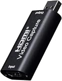 SiTB HDMI キャプチャーボード ビデオキャプチャーボード キャプチャーデバイス HDMI キャプチャー HDMI ゲームキャプチャ 超小型 USB2.0対応 1080p30Hz ゲーム実況生配信、画面共有、Iodata、録画、ライブ会議に適用 UVC(USB Video Class)規格準拠