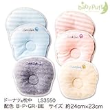 (ベビーパフ)baby puff 西川産業 LS3550 ドーナツ枕中 約24×23cm B(ブルー系)
