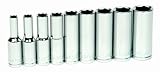 Williams 31940 9-Piece 3/8-Inch Drive Deep 6 Point Socket Set by Williams