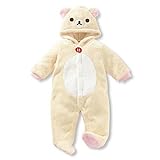 カバーオール リラックマ Rilakkuma フリースタイプ 足つき カバーオール 防寒 出産祝い プレゼント rkm-fleece-kb3 60-70cm コリラックマ