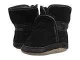 [ロビーズ] Robeez Cozy Ankle Bootie Soft Sole (Infant/Toddler) アンクルブーツ Black 18-24 Months (US 6.5-8 Todd