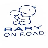 赤ちゃんの道路プリント安全上の車のための自己粘着デカールステッカーブルーサイン