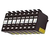 IC50 互換インクカートリッジ IC6CL50 ICBK50黒 (ブラック)8本セットふうせんプリンターインク 増量対応機種：EP-301/302/4004/702A/703A/704A/705A/774A/801A/802A/803AW/804AR/901F/902A/903F/904A/PM-A820/A840S/A920/A940等