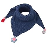 ファッションキッズソフトスカーフ冬暖かいネッカチーフ子供ニットマフラー - A21