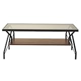 メリオ リビングテーブル ガラステーブル MERIO 強化ガラス ウォールナット ローテーブル センターテーブル おしゃれ 東馬 【送料無料】