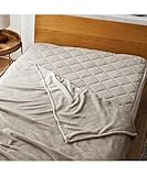 [ニッセン] ベッドパッド・敷きパッド 【FUWAｍe】マイクロファイバーふんわり敷きパッド レディース アッシュグレー セミダブル