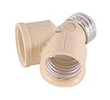 GE 54551 Socket Adapter, Converts One Bulb Socket into Two, Ivory [並行輸入品]
