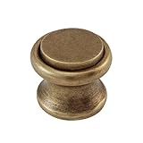 Vicenza Designs K1054 Archimedes Knob, Small, Antique Brass by Vicenza Designs