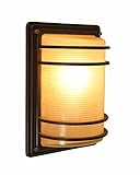 Elitco Lighting OD2400 LED-Household-Light-Bulbs Outdoor Wall W7.5 E4.5 H10.8 E26 60WOil-Rubbed Bron